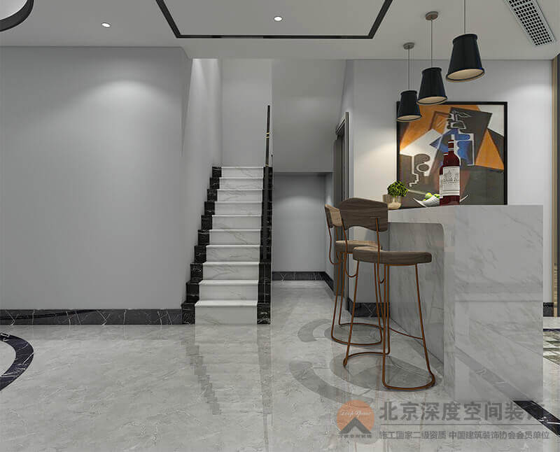 168平復式樓現代輕奢裝修設計