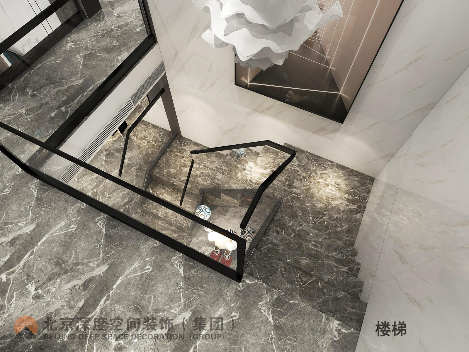 漓江郡府現(xiàn)代復(fù)式樓裝修
