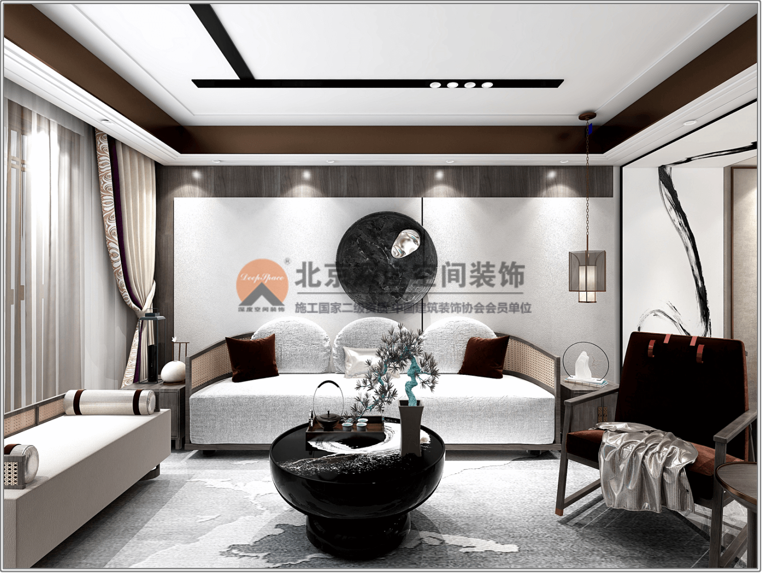 三房兩廳新中式風格設計