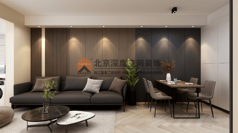 彰泰郡三房裝修案例-現代極簡風格裝修