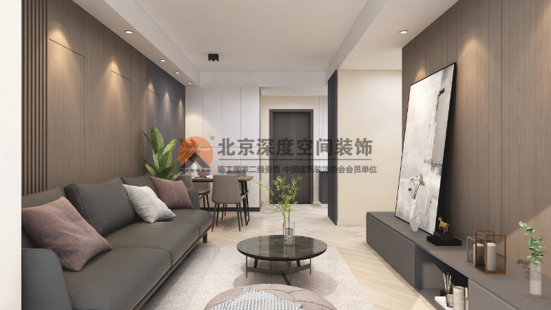 彰泰郡三房裝修案例-現代極簡風格裝修