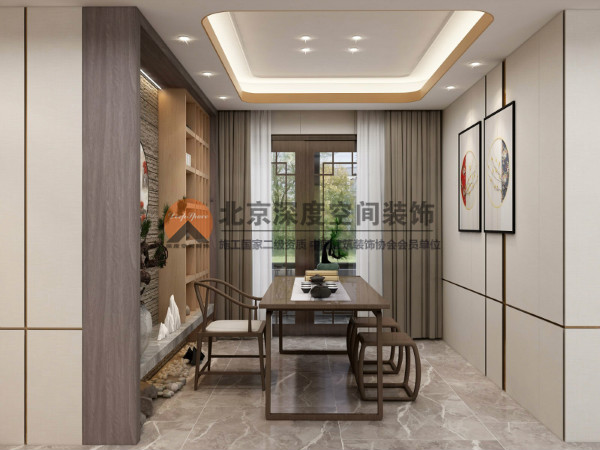 麓湖國新中式風格裝修設計