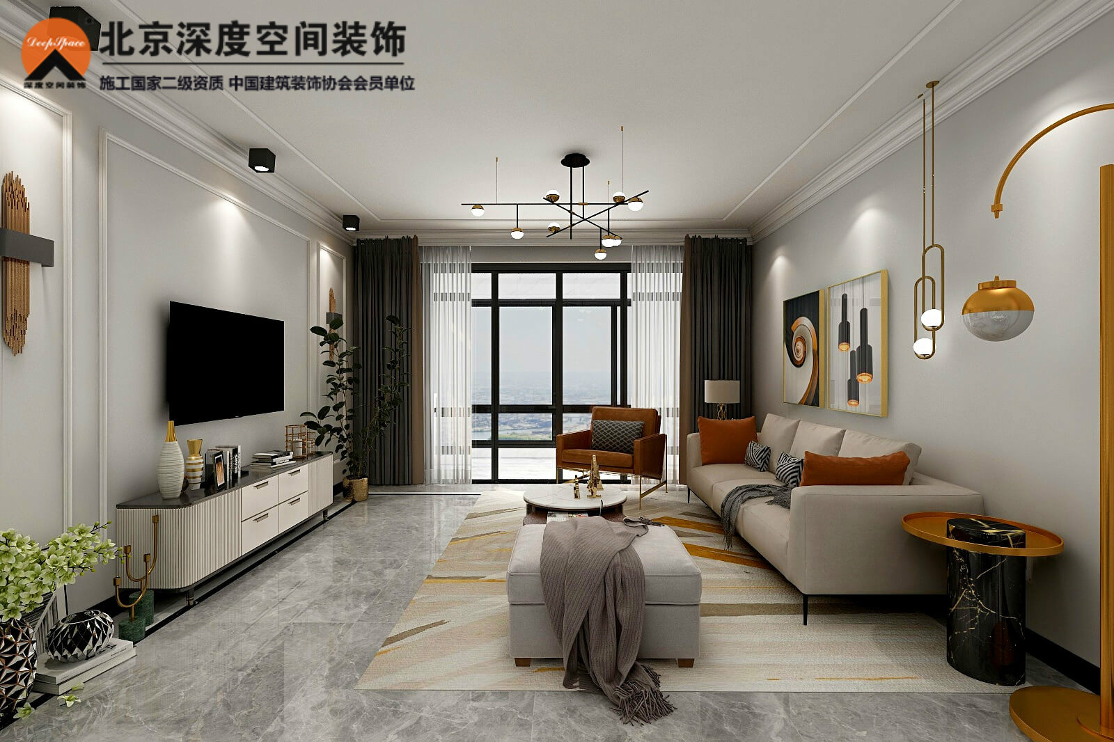 滟瀾山現(xiàn)代輕奢風(fēng)裝修案例