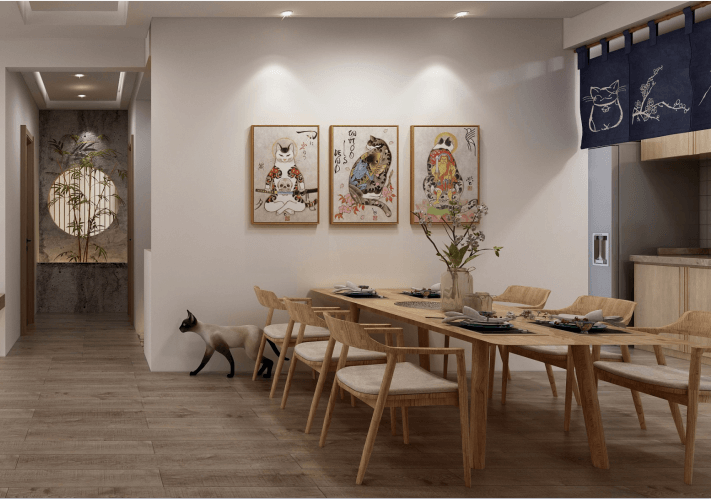 兩居室日式風格裝修案例