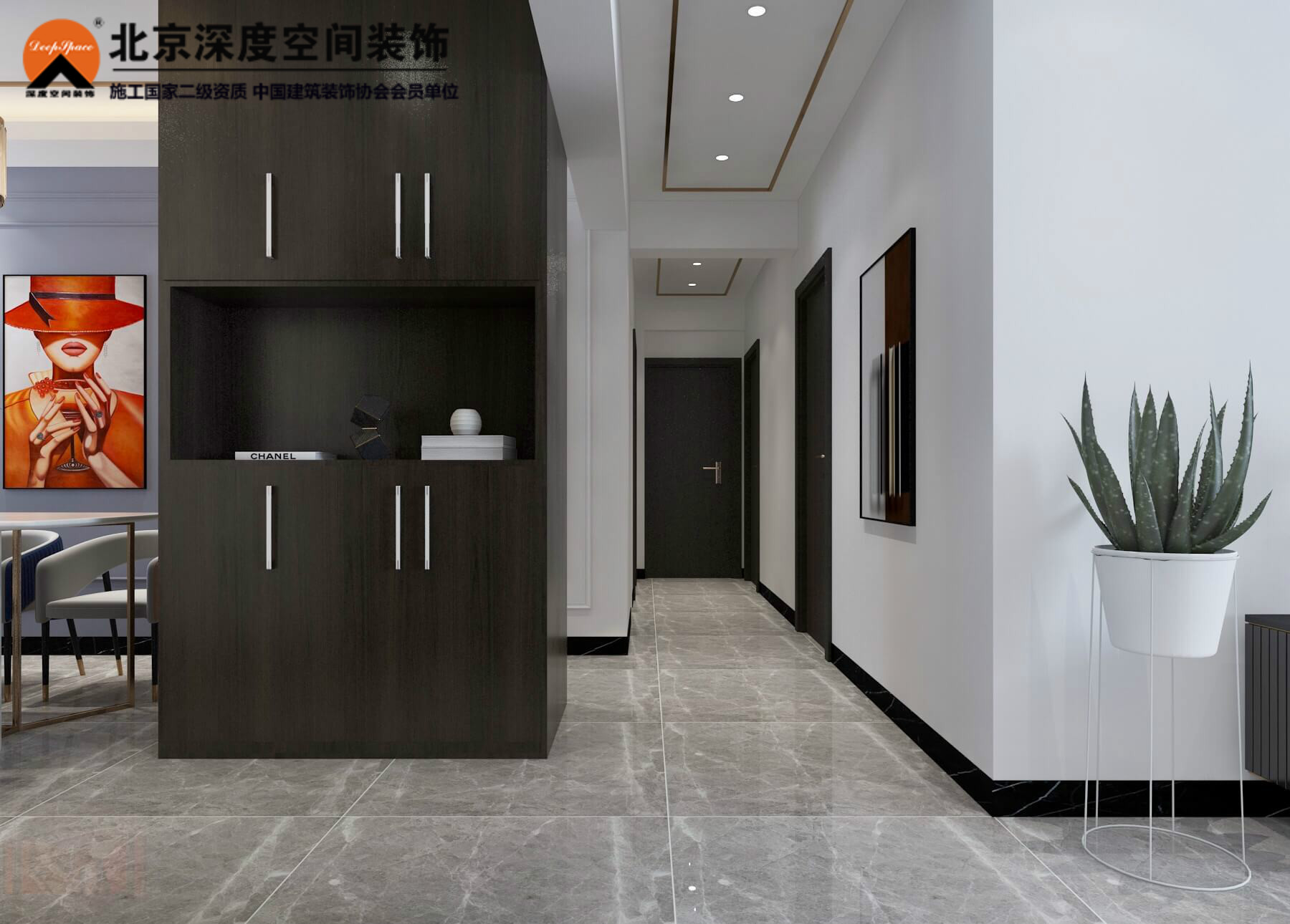 漓江郡府四居室現(xiàn)代輕奢風(fēng)案例