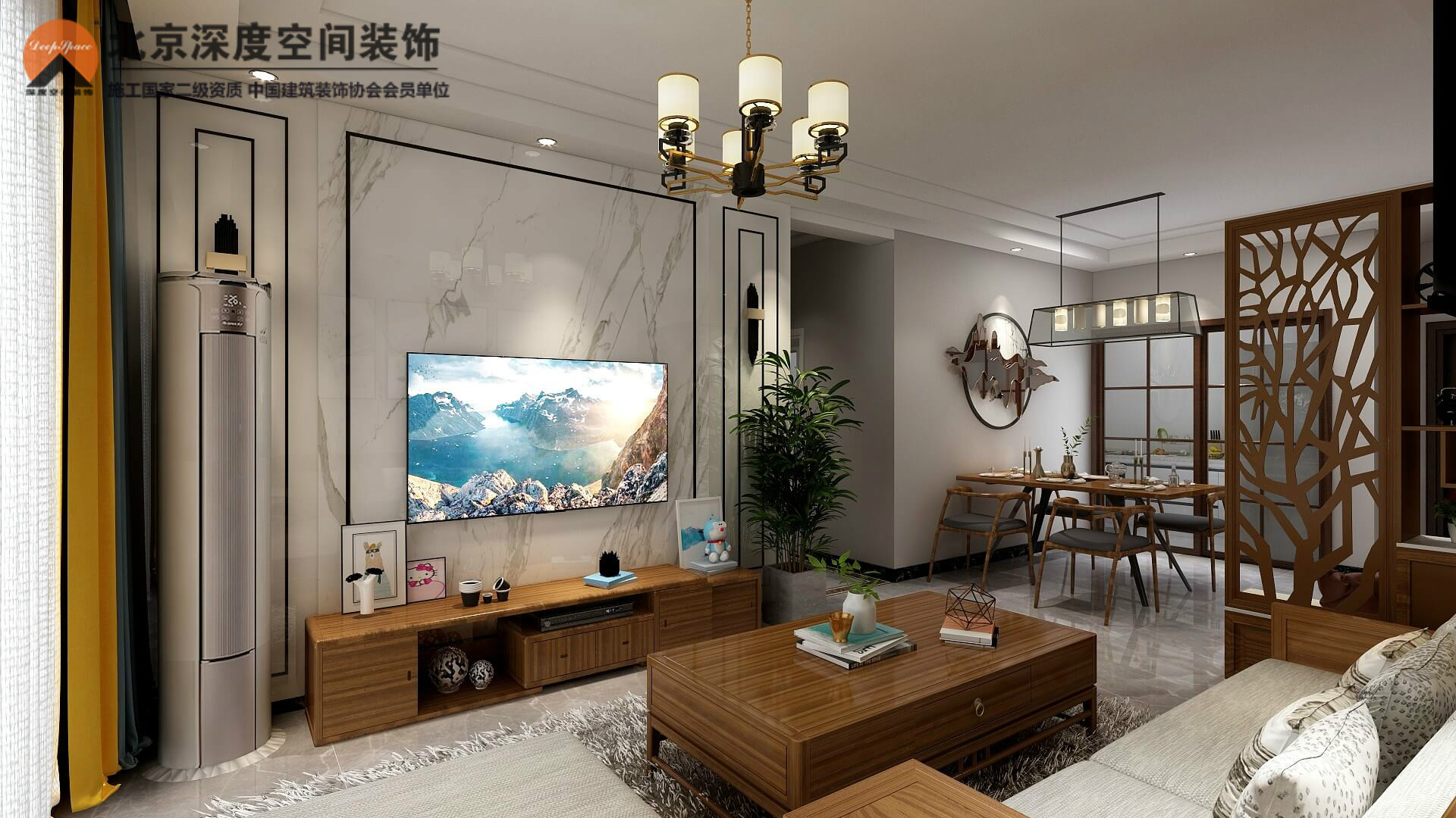 華潤(rùn)新中式裝修案例