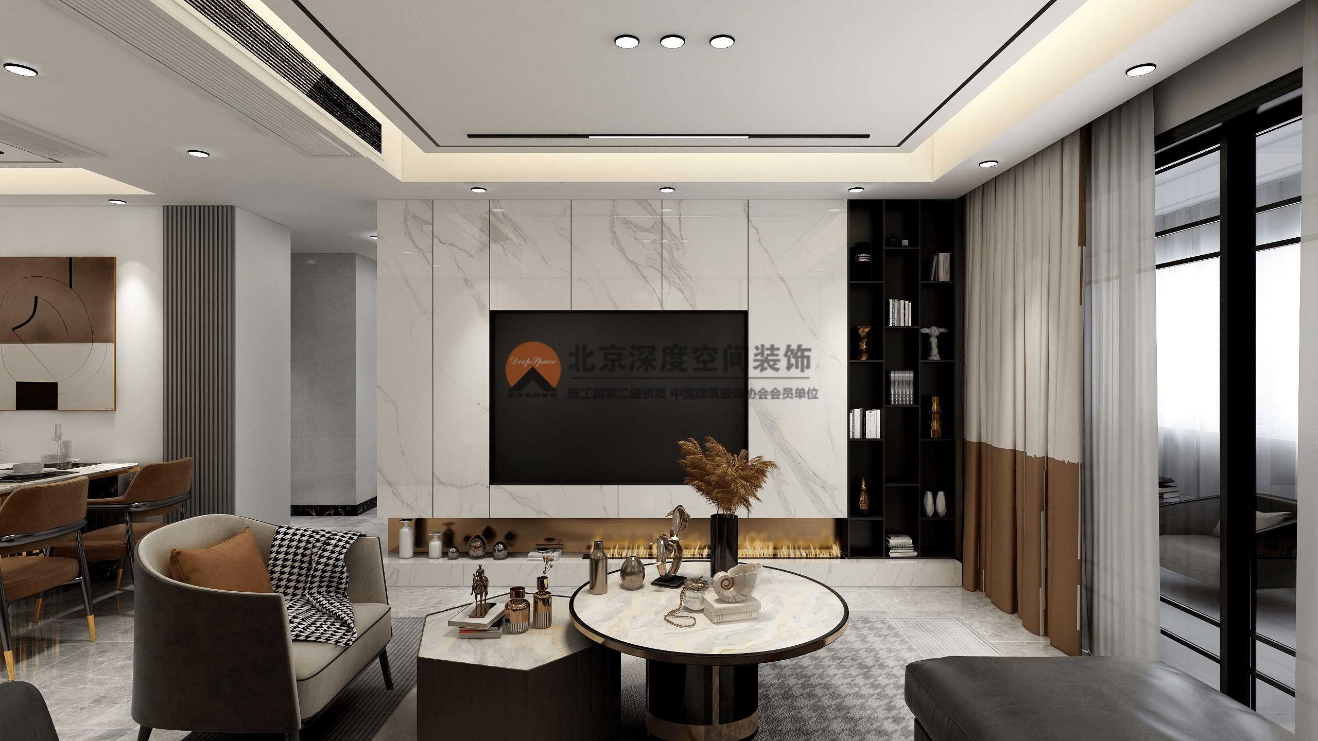 四室兩廳輕奢風(fēng)格裝修