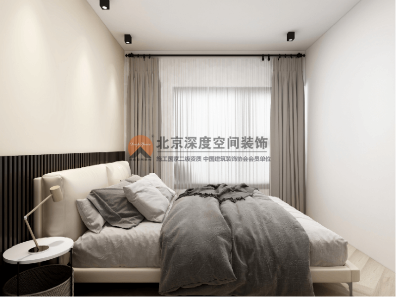 彰泰郡三房裝修案例-現代極簡風格裝修